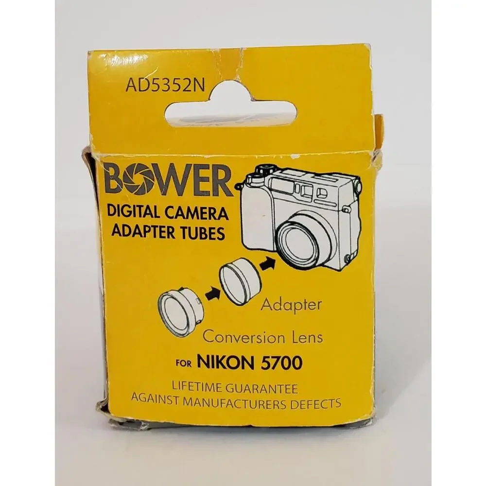 Bower 52mm Adapter Tubes for Nikon 5700 Digital Camera AD5352N